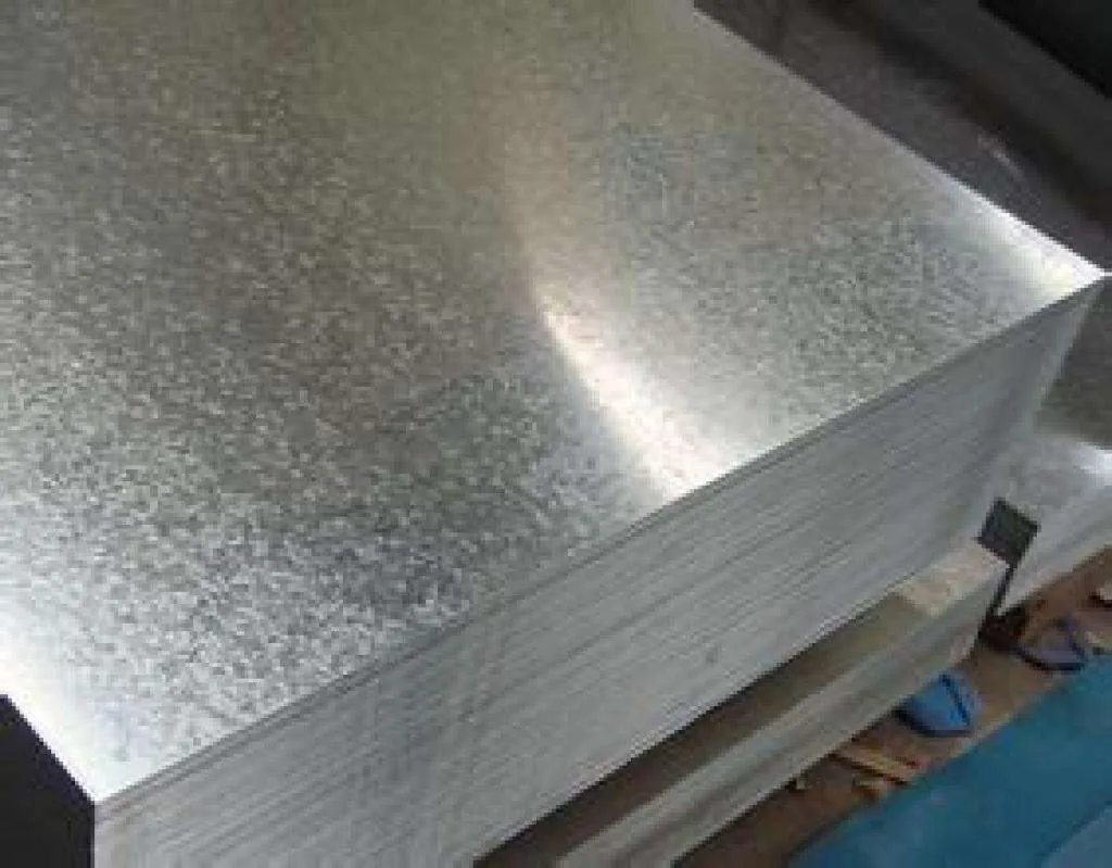 Galvanized steel plate